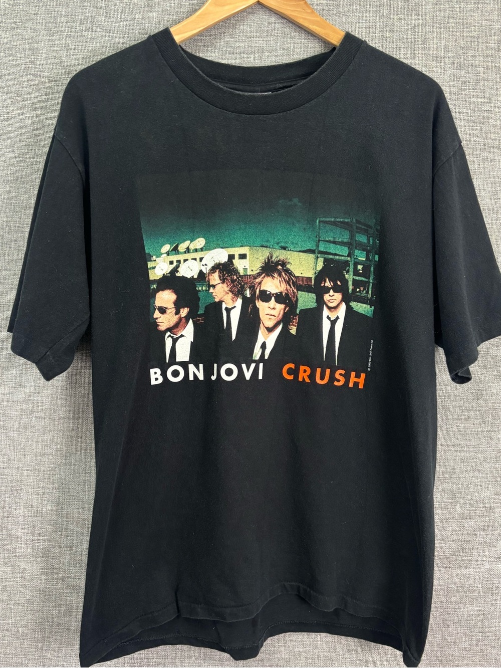 Vintage Bon Jovi Crush Concert Tour T-Shirt 2000 Large (44)